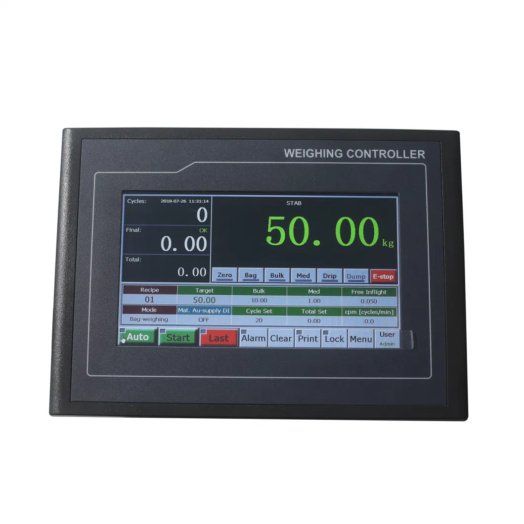 Supmeter Touch Screen Packing Machine Weighing Display Controller, Weight Indicator/Controller for Bagging Machinery