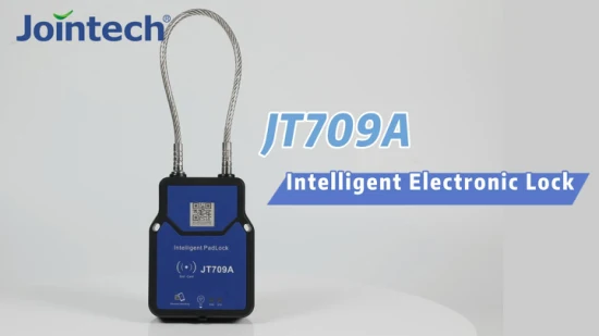 Jointech Jt709A 세관 물류 스마트 트래커 자물쇠 컨테이너 화물 원격 GPS 추적 RFID 씰 잠금 장치